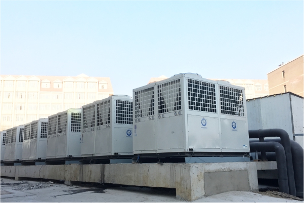 酒店空气能热泵制冷+采暖+热水项目